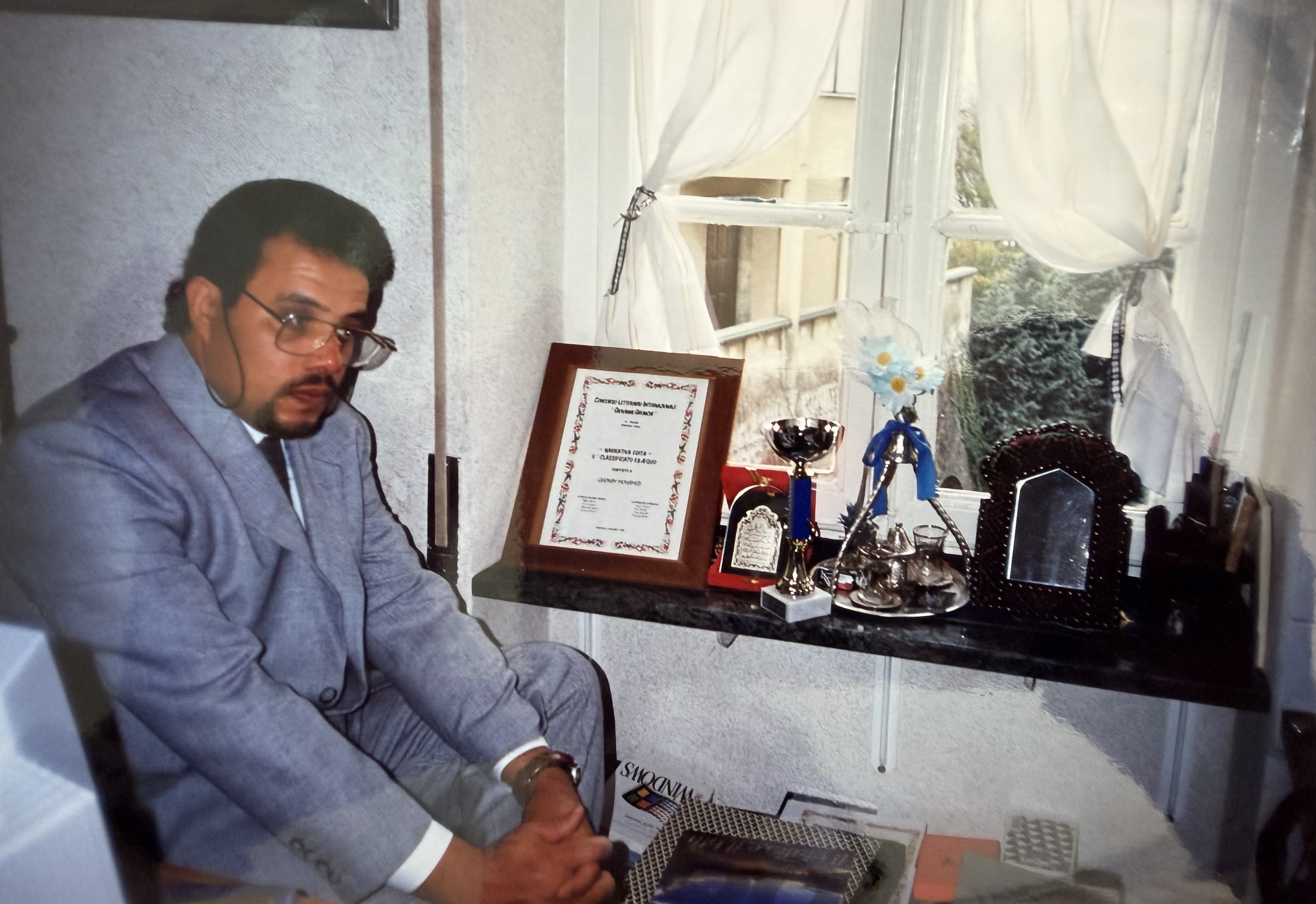 Mohamed Ghonim nel suo ufficio