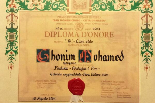 Diploma d’onore