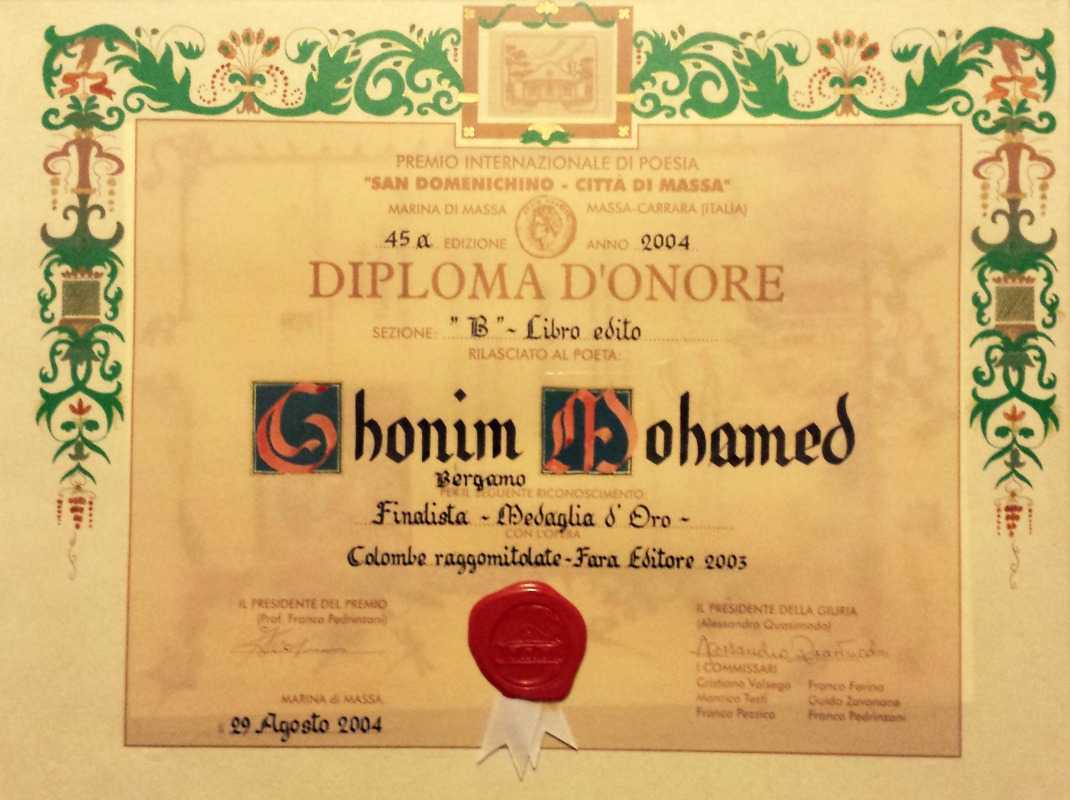 Diploma d’onore